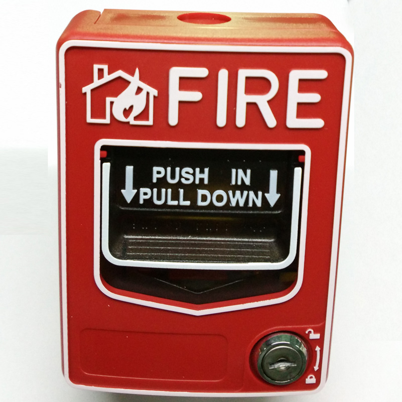 (image for) Conventional manual call point pull down station button